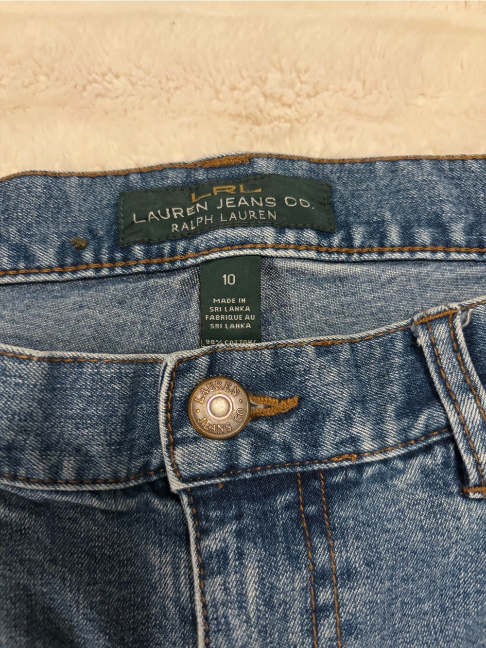 Lauren Ralph Lauren Women’s Medium Blue Straight Jeans